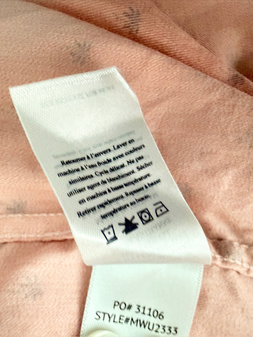 Faherty Brand Movement SS Shirt Men’s Large Pink Palm Tree Supima - Picture 9 of 11